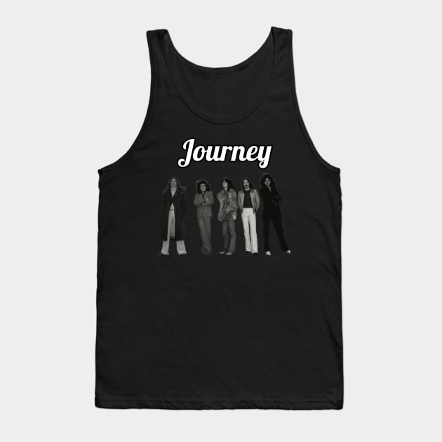 Retro Journey Tank Top by Tiru Store 